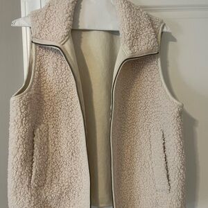 Mustard Seed Cream Textured Vest
